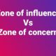 Area of concern Vs Area of influence 1