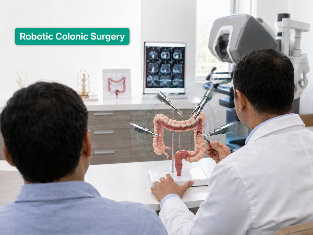 Robotic colonic surgery in Pune